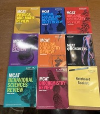 Kaplan MCAT Complete 9-Book Subject Review 2024-2025, Set Includes Books segunda mano  Embacar hacia Mexico