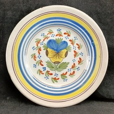 Assiette polychrome faience d'occasion  Auzat