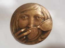 Medaglia centenario occhiali usato  Italia