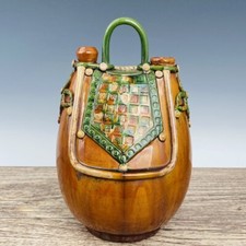 Bolsa de couro 13,2" porcelana antiga a dinastia tang Tang Sancai pote comprar usado  Enviando para Brazil