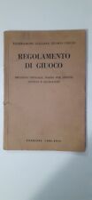 Regolamento giuoco del usato  Varese