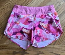 Shorts feminino Athleta corrida treinamento atlético academia tamanho M rosa  comprar usado  Enviando para Brazil