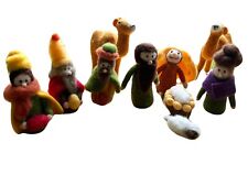 Wool felt nativity for sale  Unionville