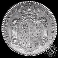 LADOBLA - 1786 - JETÓN - Luis XVI - ESTADOS de BRETAÑA - EBC+ comprar usado  Enviando para Brazil