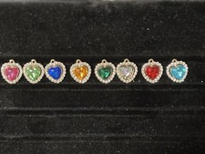 Colorful rhinestones heart for sale  Hazlehurst