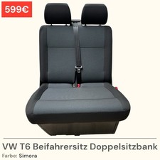 Sitzbank sitz beifahrersitz gebraucht kaufen  Küstrin-Kietz