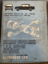 Autopress manual hillman for sale  ALRESFORD
