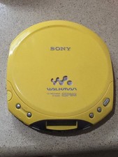 Walkman amarelo Sony D-E220 player de disco compacto portátil ESP Max *funcionamento testado* comprar usado  Enviando para Brazil