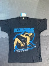Camisa de concerto clássica vintage original Love At First Sting Scorpions 84 G com esboço comprar usado  Enviando para Brazil