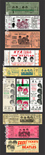 10 BILHETES FOTOGRÁFICOS BEATLES CONCERTO COMPLETO NÃO USADO quadro de recortes reimpressão "+ bônus" comprar usado  Enviando para Brazil