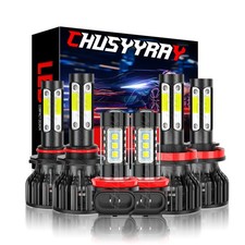 Combo 6pcs 9005+H11+H11 kit de faróis de LED lâmpadas de neblina feixe alto baixo 6000K, usado comprar usado Combo 6pcs 9005+H11+H11 kit de faróis de LED lâmpadas de neblina feixe alto baixo 6000K, usado comprar usado  Enviando para Brazil