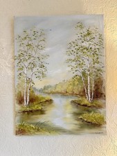 Vintage oil painting for sale  Ludington