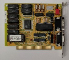 OAK OTIVGA 1393668 8-bit ISA VGA karta graficzna (EGA, OTI-037, 256KB, retro, 1990), używany na sprzedaż OAK OTIVGA 1393668 8-bit ISA VGA karta graficzna (EGA, OTI-037, 256KB, retro, 1990), używany na sprzedaż  PL