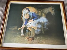 Signed horse print for sale  LICHFIELD