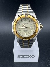 Seiko Scuba relógio de quartzo feminino mostrador champanhe data dois tons 32mm 7N85-0010 comprar usado Seiko Scuba relógio de quartzo feminino mostrador champanhe data dois tons 32mm 7N85-0010 comprar usado  Enviando para Brazil