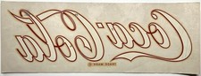 1940 COCA-COLA PERMALUX DECALQUE APLICADO EM ÁGUA ESCRITA VERMELHA ADESIVO PUBLICITÁRIO VINTAGE RARO comprar usado  Enviando para Brazil