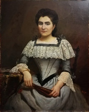Antico ritratto donna usato  Marcianise
