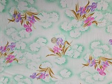 Tecido 2 jardas floral semi transparente lavanda rosa 44" de largura vintage década de 1970 náilon comprar usado Tecido 2 jardas floral semi transparente lavanda rosa 44" de largura vintage década de 1970 náilon comprar usado  Enviando para Brazil