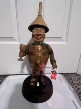 Boneco antigo alemão esculpido em madeira Kellergeist barril de vinho com lanterna comprar usado  Enviando para Brazil