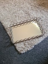 Silver mirror tray for sale  SWANSEA