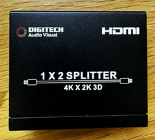 Divisor DIGITECH HDMI 1x2 4K x 2K 3D HDTV TV monitor PC cabo audiovisual comprar usado  Enviando para Brazil