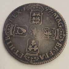 Gran moneda británica de un chelín -Chester- 1697 segunda mano  Embacar hacia Argentina