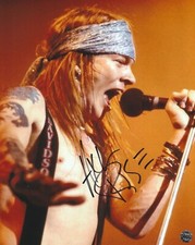 Foto autografada assinada por Axl Rose RARA Guns N' Roses 8x10 certificado de autenticidade/holograma correspondente comprar usado  Enviando para Brazil