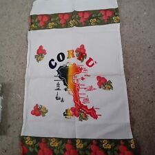 Corfu tea towel for sale  SAFFRON WALDEN