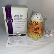 Aquecedor de cera perfumado CANDY CORN 3 peças aposentado NOVO na embalagem original Halloween comprar usado  Enviando para Brazil