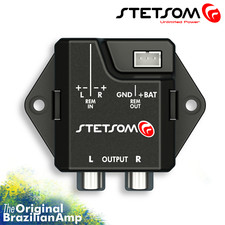 Stetsom ST6000 - Conversor de áudio (alto para RCA), saída remota liga/desliga automaticamente comprar usado Stetsom ST6000 - Conversor de áudio (alto para RCA), saída remota liga/desliga automaticamente comprar usado  Enviando para Brazil