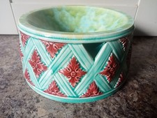 Antique majolica round for sale  NEWCASTLE