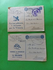 2 FRANCHIGIE MILITARI  2a GUERRA MONDIALE.  comprar usado  Enviando para Brazil