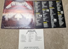 Vinyl metallica master for sale  MANCHESTER