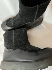 Fitflop black leather for sale  WOODFORD GREEN