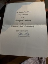 Vintage inaugural address for sale  Vernon Rockville