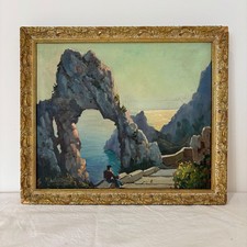 Vintage framed oil for sale  KENLEY
