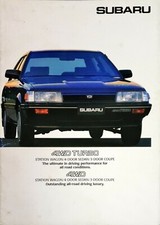 Subaru 4wd brochure for sale  BIGGLESWADE