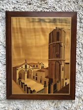 Quadro chiesa intarsio usato  Calvizzano
