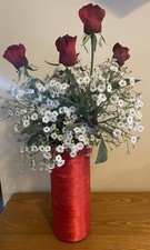 Silk red roses for sale  South Bend