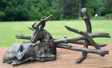 Antique bronze deer for sale  Yacolt