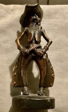 Cowboy figurine caricature d'occasion  Expédié en Belgium