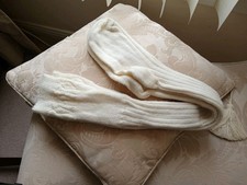 Cream kilt socks for sale  LANARK