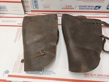 Leggings de couro vintage do velho oeste protetores de polainas de perna capas de botas guardas comprar usado  Enviando para Brazil