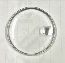 Usado, Genuíno Omega S/S anel de menção vidro 316mm com data e logotipo Omega novo comprar usado  Enviando para Brazil