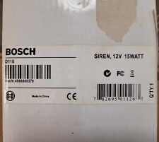 ¡Nuevo! Bosch D116 12V, 15W Sirena Doble Tono Seguridad Alarma Panel Intrusión Interior segunda mano  Embacar hacia Argentina