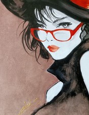 Tableau peinture toile d'occasion  Dechy