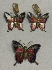 Vintage enamel butterfly for sale  Austin