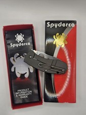 Spyderco techno titanium for sale  Lewisville