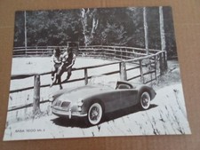 Brochure mga 1600 d'occasion  Expédié en Belgium