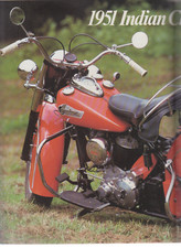 Motorcycle 1951 indian d'occasion  Presles